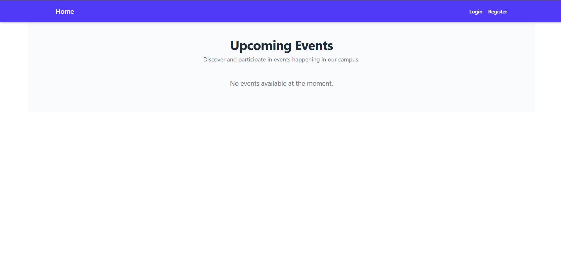 College Event Management System